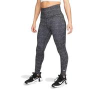 Nike DX0162-010 W NK One DF HR 7/8 TGHT AOP Leggings Mujer Black/White Tamaño L