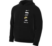 NIKE DX0783-010 M NK Club+ BB PO Hoodie MLOGO Sweatshirt Hombre Negro Tamaño L