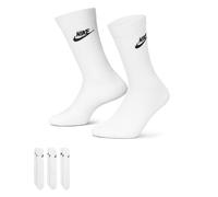 Nike 3 PACK - Sportswear Everyday Essential Crew Socks blanco 43-46