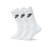 NIKE DX5025-100 Sportswear Everyday Essential Socks Unisex White/Black M