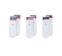 NIKE DX5080-100 Nike Everyday Essential Socks Unisex White/Black/Game Royal/University Red XL