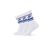 Set de 3 pares de calcetines Nike Sportswear Blanco y Azul Real Unisex - DX5089-105 - Taille M (38-42)