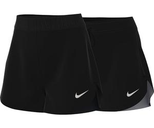 NIKE DX6024-010 W NK Attack DF MR 5IN Short Pants Mujer Black/Black/White/Reflective SILV Tamaño L