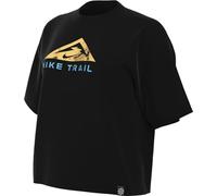 NIKE DX7896-010 W NK DF tee SS Trail T-Shirt Mujer Black Tamaño S