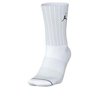 NIKE DX9632-100 U J ED CUSH POLY CREW 3PR 144 Socks Unisex WHITE/BLACK Tamaño L