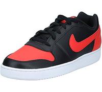Nike Ebernon Low, Running Shoe Hombre, Negro/Habanero Red/Blanco, 45 EU