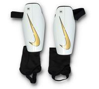 Nike - Espinillera Charge Guard Shinpads, Unisex, Blanco, S