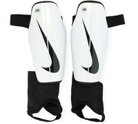 Nike, Charge, Espinilleras De Fútbol, Blanco/Negro/Negro, S, Adulto Unisex
