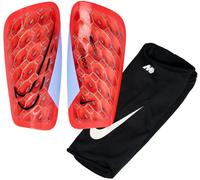 Nike - Espinillera Mercurial Lite Superlock, Unisex, Bright crimson-Royal tint, M