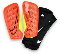 Nike - Espinillera Mercurial Lite Superlock, Unisex, Hyper crimson-Volt, L