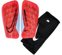 Nike - Espinillera Mercurial Lite, Unisex, Bright crimson-Royal tint, M