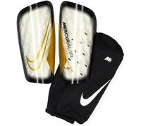 Nike Mercurial Lite DN3611-101 - Espinilleras de fútbol (Talla XL), Color Blanco, Negro y Dorado