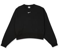 Nike Sportswear Collection Essentials Sudadera de chándal oversize de tejido Fleece - Mujer - Negro L (EU 44-46)
