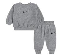 NIKE Essential Fleece Crew Set para bebé Dk Grey Heather 24 meses