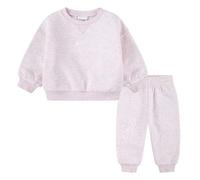 Nike Essential Fleece Crew Set para bebés Pink Foam Heather 0/3 meses