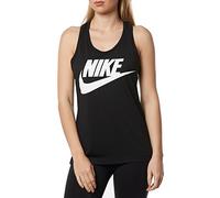 Nike Essential Tank Camiseta de Tirantes, Mujer, Negro (Black/Black/White), L