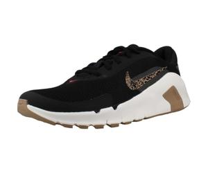 Nike Estampado Flex Train para mujer, Negro/multicolor/gris hierro/vela/caqui británico/rojo fusión, 9.5
