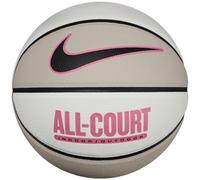 Nike Everyday All Court Balón de Baloncesto 8P - Balón de Baloncesto para Interior y Exterior - Resistente Entrenamiento - Deflated entregado, Sail/Black/Peony/Black, 7