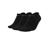 Calcetines de fitness nike everyday lightweight no-show negro x3 46 - 50