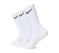 Nike Everyday Cushioned Calcetines largos de entrenamiento (3 pares) - Blanco 38-42