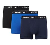Nike Everyday Cotton Stretch Trunks 3Pk, Obsidian/Game Royal/Black, XS