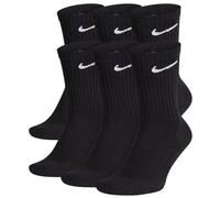 NIKE Everyday Cushion Crew calcetines de deporte para hombre (6 pares), blanco y negro, 46-50