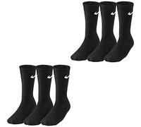Nike Everyday Cushion Crew calcetines de deporte para hombre (6 pares), Negro , 42-46
