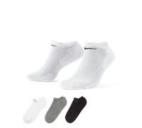 NIKE Calcetines deportivos gris moteado / negro / blanco 34-38 gris moteado / negro / blanco