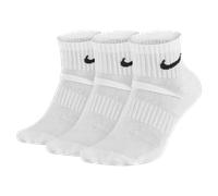 Nike U NK Everyday Cush Ankle 3Pr Calcetines, Hombre, White/Black, S
