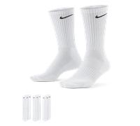 Nike Everyday Cushioned Calcetines largos de entrenamiento (3 pares) - Blanco 34-38