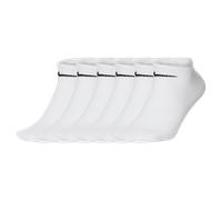 Nike Everyday Lightweight Calcetines cortos de entrenamiento (6 pares) - Blanco 34-38