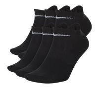 Nike Everyday Lightweight Calcetines cortos de entrenamiento (6 pares) - Negro 42-46