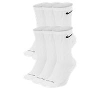 Nike Everyday Plus Cushioned Calcetines largos de entrenamiento (6 pares) - Blanco 38-42