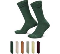 Nike Everyday Plus Cushioned Crew-trainingssocken (6 Paar) Calcetines de tripulación, Multicolor, Medium Hombres