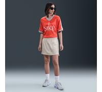 Nike Falda a rayas de tejido jacquard - Mujer - Marrón XL (EU 48-50)