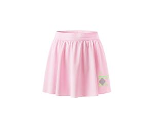 NIKE Falda deportiva 'SWIFT' gris / verde neón / rosa 38 EUR