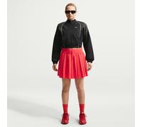 Nike Falda plisada de talle medio - Mujer - Rojo L (EU 44-46)