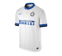 Nike Fan-Trikot Inter Mailand Short Sleeve Away Jersey 2013/2014 - Prenda, Color Blanco/Azul, Talla M