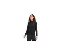 NIKE FB4316-010 W NK Swift ELMNT DF UV HZ Top Sweatshirt Mujer Silv Negro/Reflectante Tamaño M