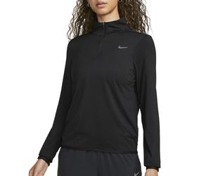NIKE FB4316-010 W NK Swift ELMNT DF UV HZ Top Sweatshirt Mujer Silv Negro/Reflectante Tamaño XL