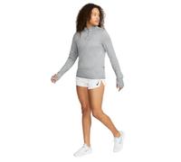 Nike FB4316-084 W NK Swift ELMNT DF UV HZ Top Sweatshirt Mujer Smoke Grey/LT Smoke Grey/Reflective Tamaño L