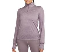 Nike FB4316-536 W NK Swift ELMNT DF UV HZ Top Sweatshirt Mujer Violet Dust/Pewter/HTR/Reflective S Tamaño XL
