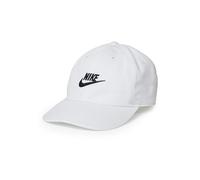 Nike FB5063-100 K NK Club Cap US CB FUT WSH Hat Unisex White/Black Tamaño 1SIZE