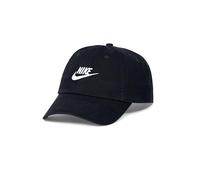 NIKE FB5368-011 U NK Club Cap U CB FUT WSH L Hat Unisex Adult Blanco Negro Tamaño S/M