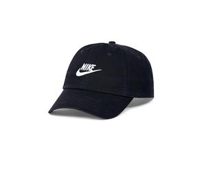 Nike FB5368-011 U NK Club Cap U CB FUT WSH L Hat Unisex Adult Blanco Negro Tamaño S/M