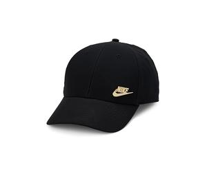 Nike FB5371-011 U NK DF Club Cap S CB MTFUT L Hat Unisex Adult Black/Metallic Gold Tamaño M/L