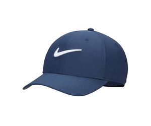NIKE FB5372-410 U NK DF Club Cap U CB MTSWSH L Hat Unisex Niños Marino Medianoche/Plata Metalizado Tamaño S/M