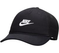 Nike FB5378-010 U NK Rise Cap S CB FUT TRKR L Hat Unisex Adult Black/Black/White Tamaño M/L
