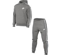 Nike FB7296-063 M NK CLUB FLC GX HD TRK SUIT Tracksuit Hombre DK GREY HEATHER/WHITE Tamaño L