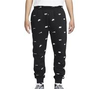Nike FB7437-011 M NK Club+ BB JGGR AOP Pants Hombre Black/White Tamaño S